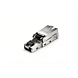 DANICOM S/FTP CAT6a Toolless RJ45 Netzwerkstecker - für Starrleiter