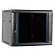 9 HE Serverschrank, 19” Wandgehäuse mit Glastür (BxTxH) 600 x 600 x 501mm