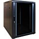 15 HE, kleiner Serverschrank, mit Glastür (BxTxH) 600x600x860mm