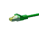  RJ45 Netzwerkkabel S/FTP (PiMF), mit CAT 7 Rohkabel, Grün, 30m