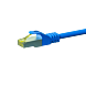RJ45 Netzwerkkabel S/FTP (PiMF), mit CAT 7 Rohkabel, Blau, 0,50m