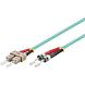 Glasfaserkabel SC-ST OM3 Duplex Patchkabel – 0.5 Meter
