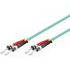 Glasfaserkabel ST-ST OM3 Duplex Patchkabel – 1 Meter