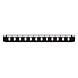 Front LC/SC 12 Ports, schwarz Duplex/Simplex für 19