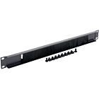 19 “ Kabelmanagement mit Bürstenleiste – 1 HE