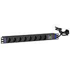 19” Steckdosenleiste - 8-fach - Surge Protection Device