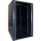 27 HE 19” Serverschrank, mit Glastür (BxTxH) 800 x 1000 x 1400mm