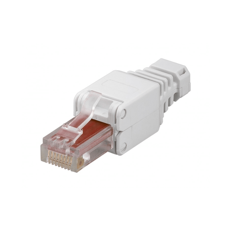 DANICOM UTP CAT6a Toolless RJ45 Netzwerkstecker - für flexibele und massive UTP Kabel