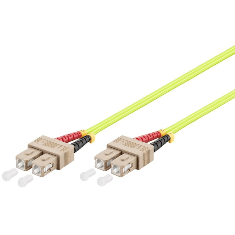 Glasfaserkabel SC-SC OM5 Duplex Patchkabel – 1 Meter