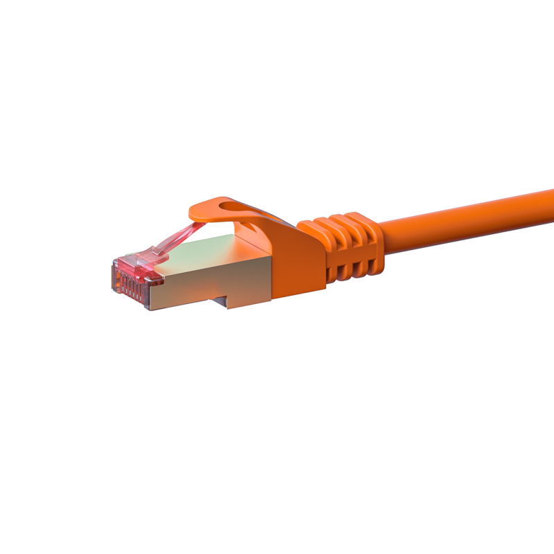 CAT 6 Netzwerkkabel LSOH - S/FTP - 50 Meter - Orange