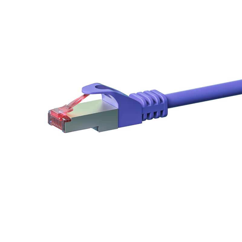 CAT 6 Netzwerkkabel LSOH - S/FTP - 7,50 Meter - Violett 