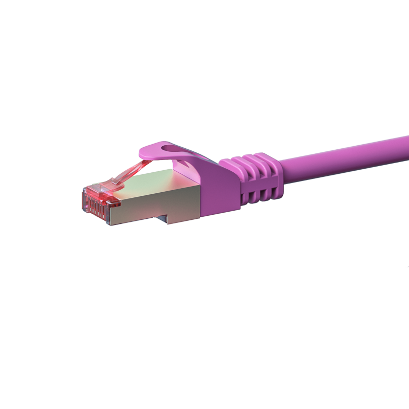 CAT 6 Netzwerkkabel LSOH - S/FTP - 10 Meter - Rosa
