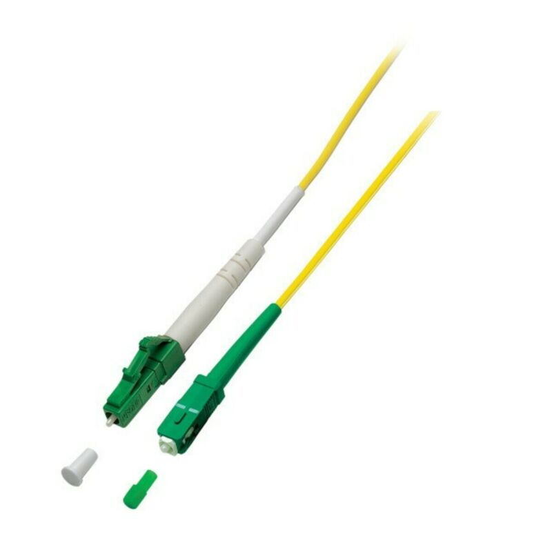 OS2 Glasfaserkabel LC/APC-SC/APC Simplex - 1 Meter