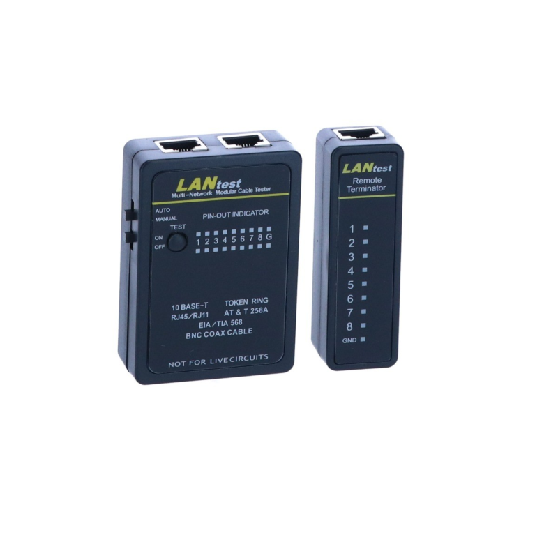 Netzwerktester, U/UTP, F/UTP und SF/UTP Leitungstester, Cat5 Cat6 Kabeltester