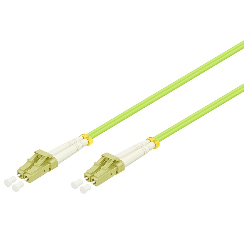 Glasfaserkabel LC-LC OM5 Duplex Patchkabel – 1 Meter