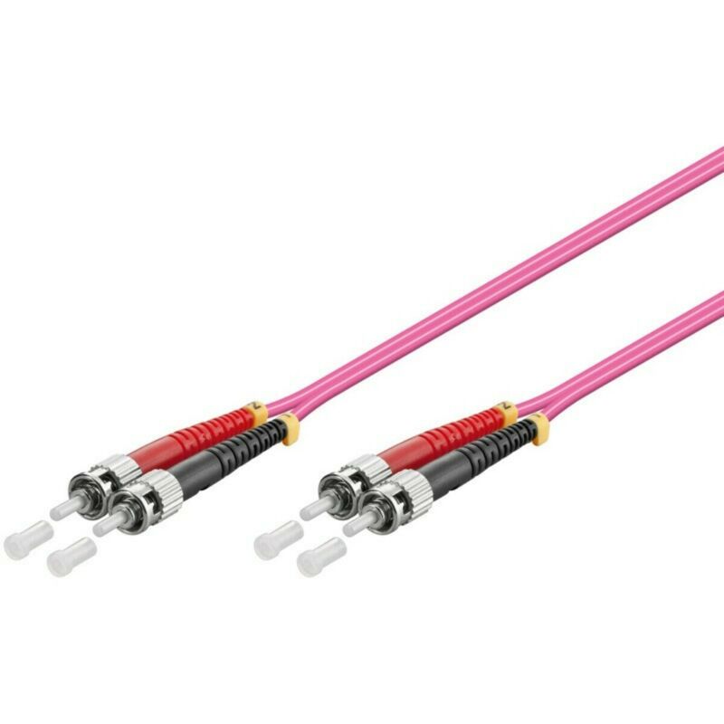 Glasfaserkabel ST-ST OM4 Duplex Patchkabel – 10 Meter