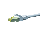 RJ45 Netzwerkkabel S/FTP (PiMF), mit CAT 7 Rohkabel, Weiß, 1m