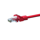 CAT 5e Netzwerkkabel U/UTP – 3 Meter -  Rot - CCA