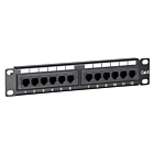 Patchpanel 10”, 12-fach UTP Patchpanel CAT 6