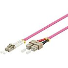 Glasfaserkabel LC-SC OM4 Duplex Patchkabel – 1 Meter