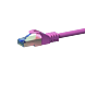 CAT 6a Netzwerkkabel LSOH - S/FTP - 2 Meter - Rosa