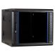9 HE Serverschrank, wendbares Wandgehäuse mit Glastür (BxTxH) 600 x 600 x 501mm