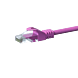 CAT5e Netzwerkkabel, U/UTP, 0.50 meter, Rosa, 100% Kupfer