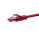 CAT6 Netzwerkkabel, U/UTP, 0.50 meter, Rot, 100% Kupfer