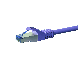 CAT 6a Netzwerkkabel LSOH - S/FTP - 0,25 Meter - Violett