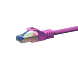 CAT 6a Netzwerkkabel LSOH - S/FTP - 0,50 Meter - Rosa