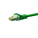 RJ45 Netzwerkkabel S/FTP (PiMF), mit CAT 7 Rohkabel, Grün, 30m
