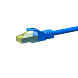 RJ45 Netzwerkkabel S/FTP (PiMF), mit CAT 7 Rohkabel, Blau, 3m