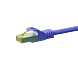 RJ45 Netzwerkkabel S/FTP (PiMF), mit CAT 7 Rohkabel, Violett, 10m