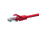 CAT 5e Netzwerkkabel U/UTP – 1 Meter - Rot - CCA