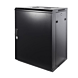 15 HE Serverschrank, Wandgehäuse, mit Metalltür (BxTxH) 600 x 450 x 770mm