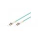 OM3 Duplex Glasfaserkabel LC-LC 50m