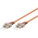Glasfaserkabel SC-SC OM2 Duplex Patchkabel – 10 Meter