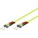 Glasfaserkabel ST-ST OM5 Duplex Patchkabel – 15 Meter