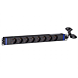 19” Steckdosenleiste mit C14 Stecker - 8-fach mit Erdungsstift
