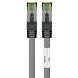 RJ45 Netzwerkkabel S/FTP (PiMF), mit CAT 8 Rohkabel, Grau, 2m