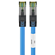 RJ45 Netzwerkkabel S/FTP (PiMF), mit CAT 8 Rohkabel, Blau, 3m