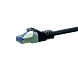 CAT 6a Netzwerkkabel LSOH - S/FTP - 2 Meter - Schwarz