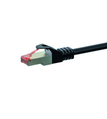 CAT 6 Netzwerkkabel LSOH - S/FTP - 2 Meter - Schwarz