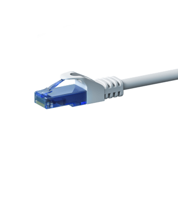CAT6a Netzwerkkabel 100% Kupfer - U/UTP - 2 Meter - Weiß