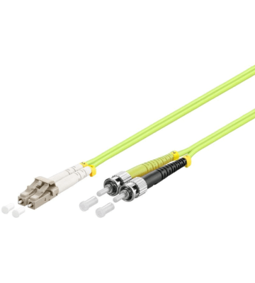 Glasfaserkabel LC-ST OM5 Duplex Patchkabel – 1,5 Meter