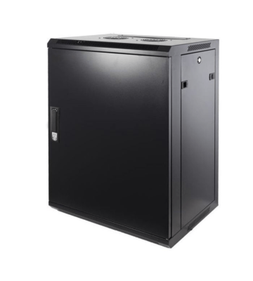 12 HE Serverschrank, Wandgehäuse, mit Metalltür (BxTxH) 600 x 450 x 635mm
