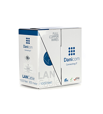 DANICOM CAT5E UTP 305m Starrleiter - LSZH (Dca)