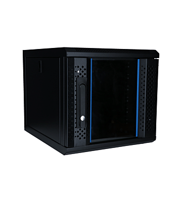 6 HE, 10" Serverschrank, mit Glastür, (BxTxH) 370X450X370mm