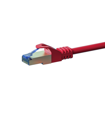 CAT 6a Netzwerkkabel LSOH - S/FTP - 5 Meter - Rot