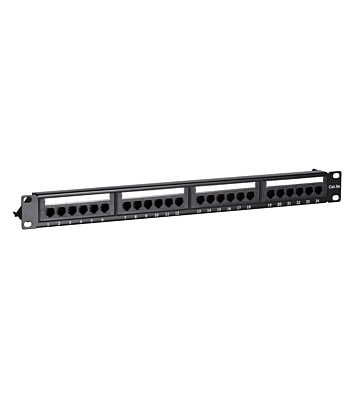 Patchpanel 19" CAT5e UTP - 24 ports